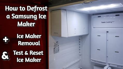 defrost samsung ice maker|How to Thaw a Samsung Ice Maker: 8 Simple Steps